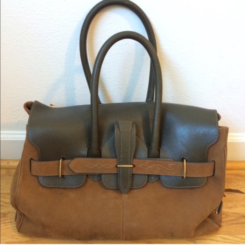 Golden Goose Suede Birkin style bag